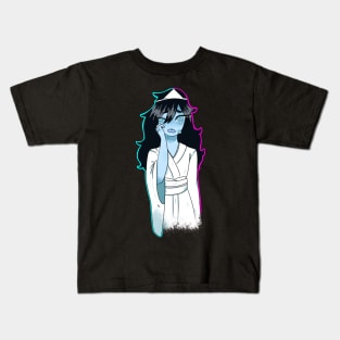 sad ghost Kids T-Shirt